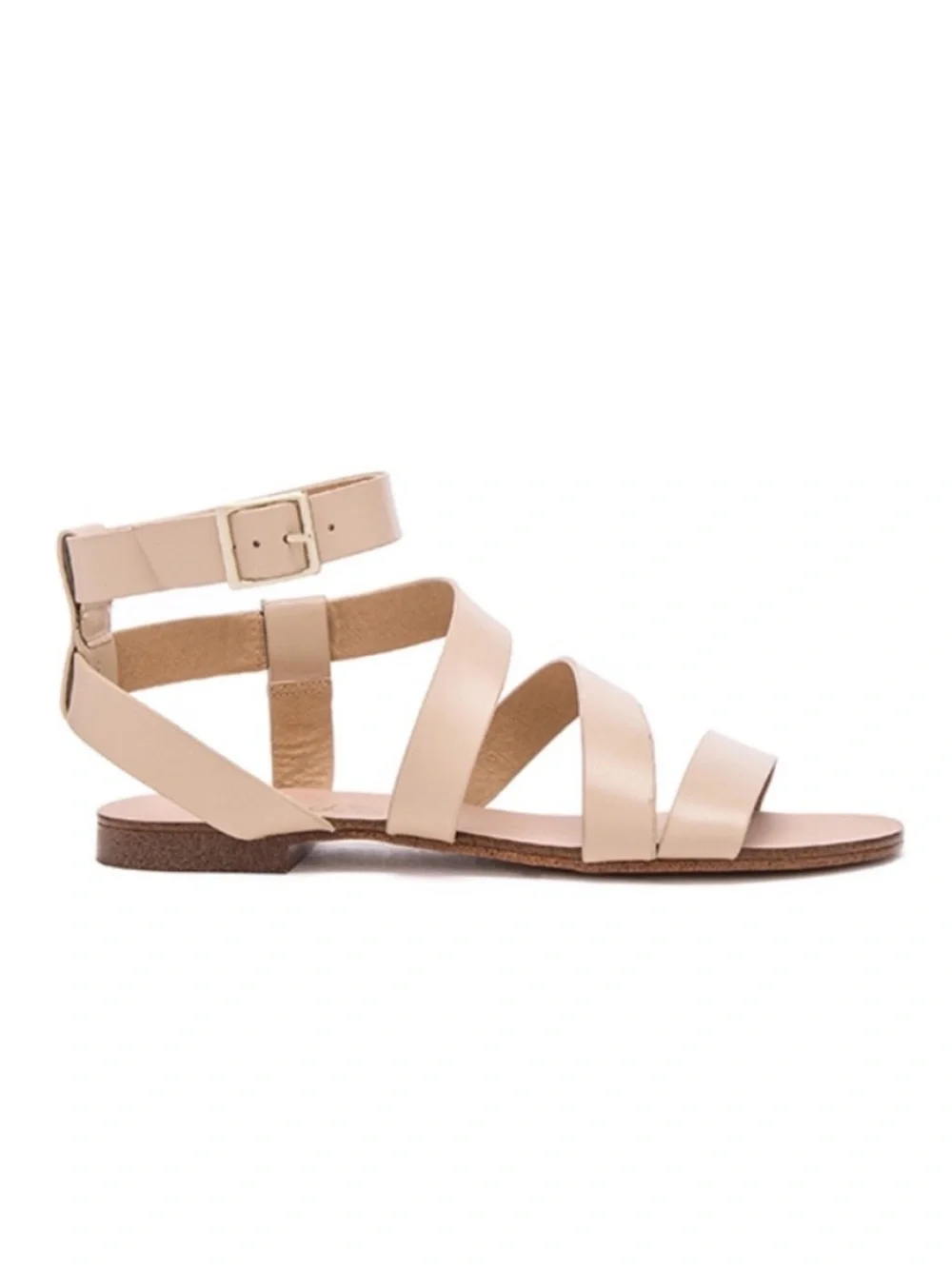 Splendid Caracas Nude Leather Sandals  7.5